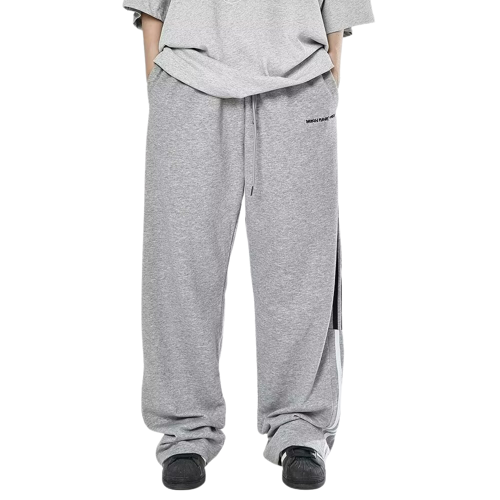 American Style Contrast Stripe Sweatpants
