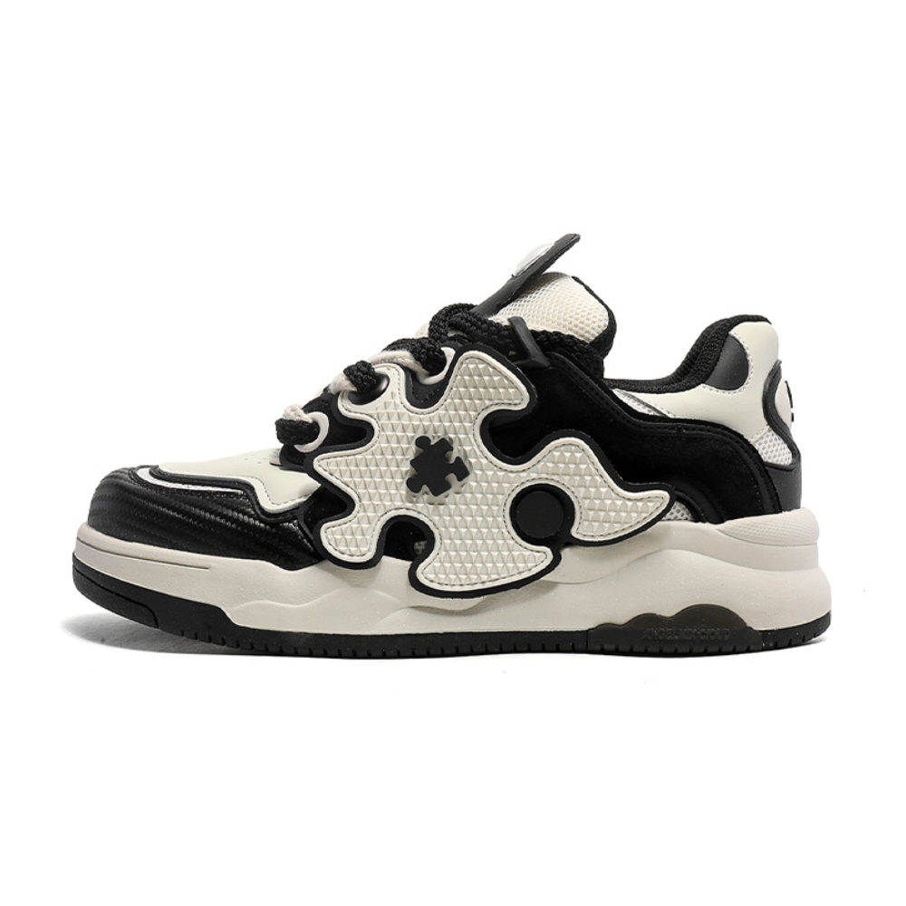 High Street Puzzle Design Sneaker