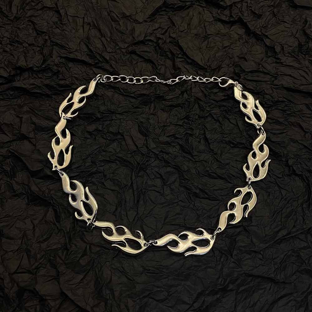 Hip Hop Flame Chain Bracelet