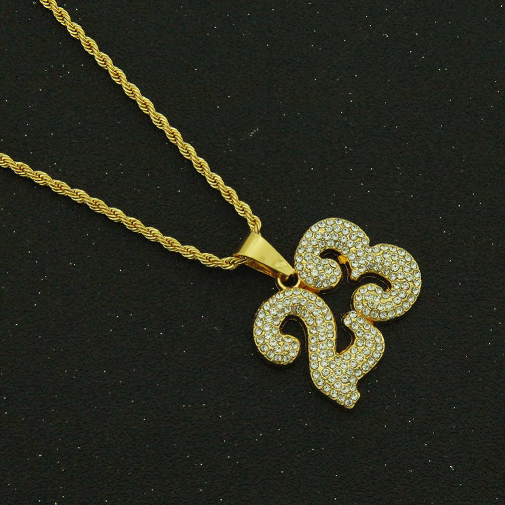Street 23 Number Necklace