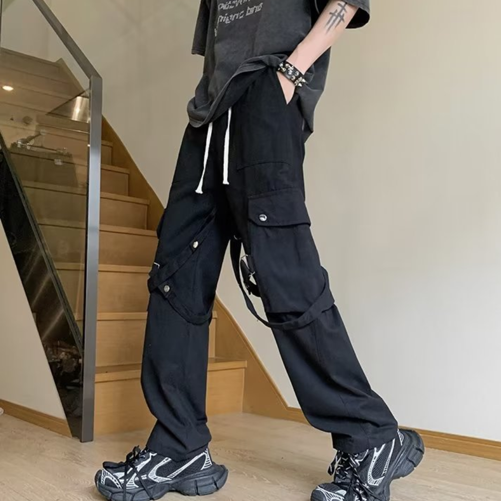 Japanese Fashion Function Cargo Pants