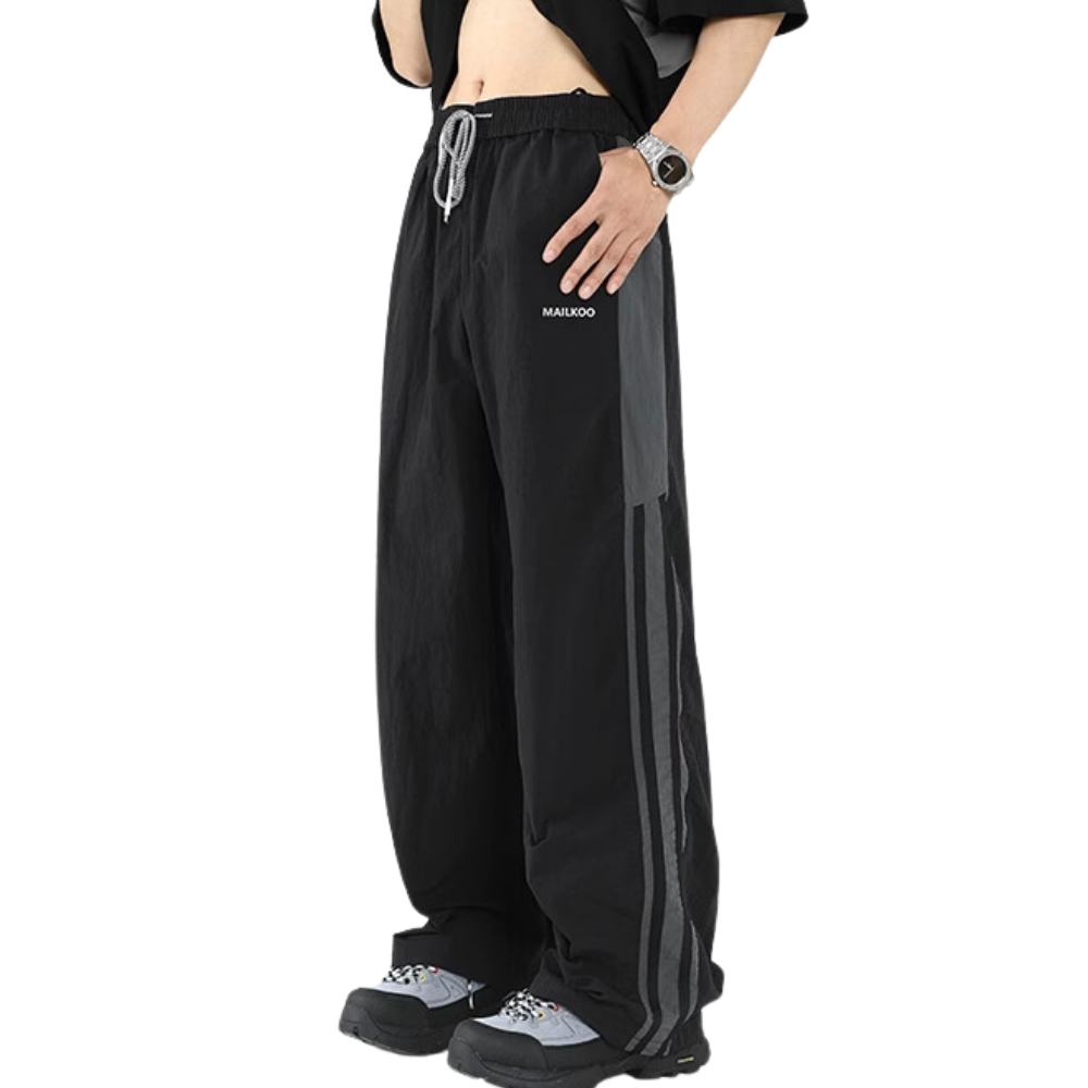 Contrast Color Quick-Drying Sweatpants