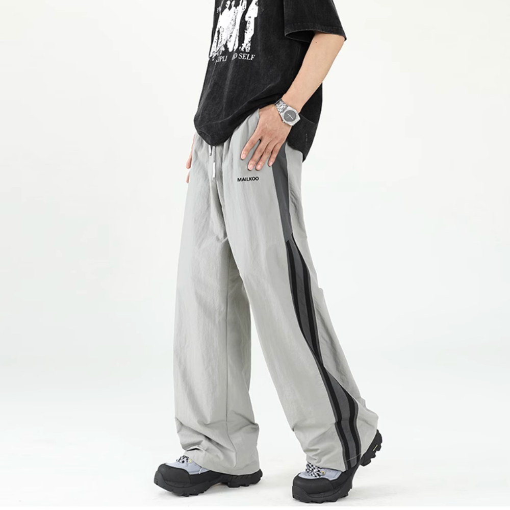 Contrast Color Quick-Drying Sweatpants