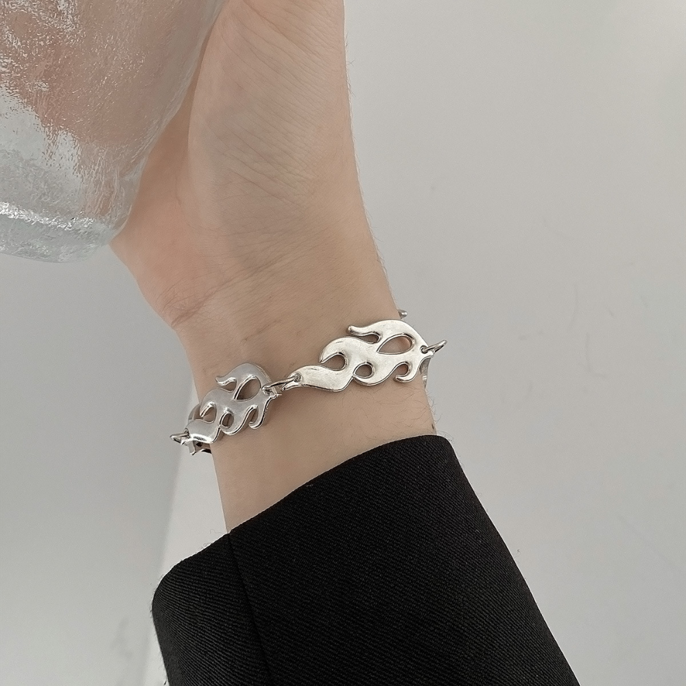 Hip Hop Flame Chain Bracelet