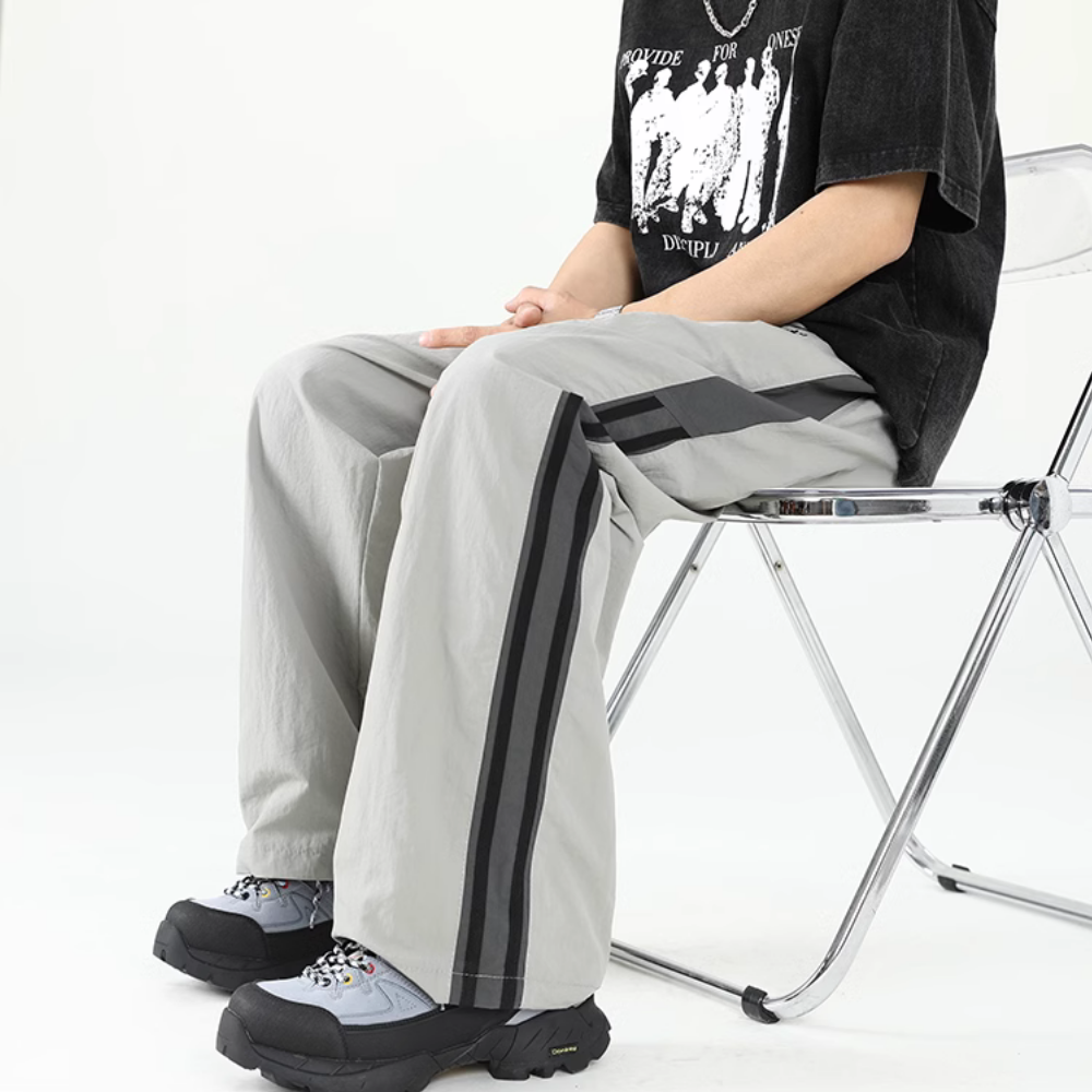 Contrast Color Quick-Drying Sweatpants
