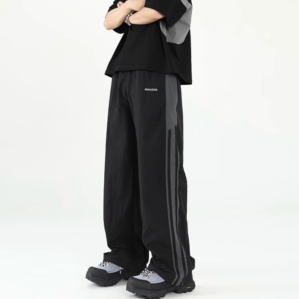 Contrast Color Quick-Drying Sweatpants