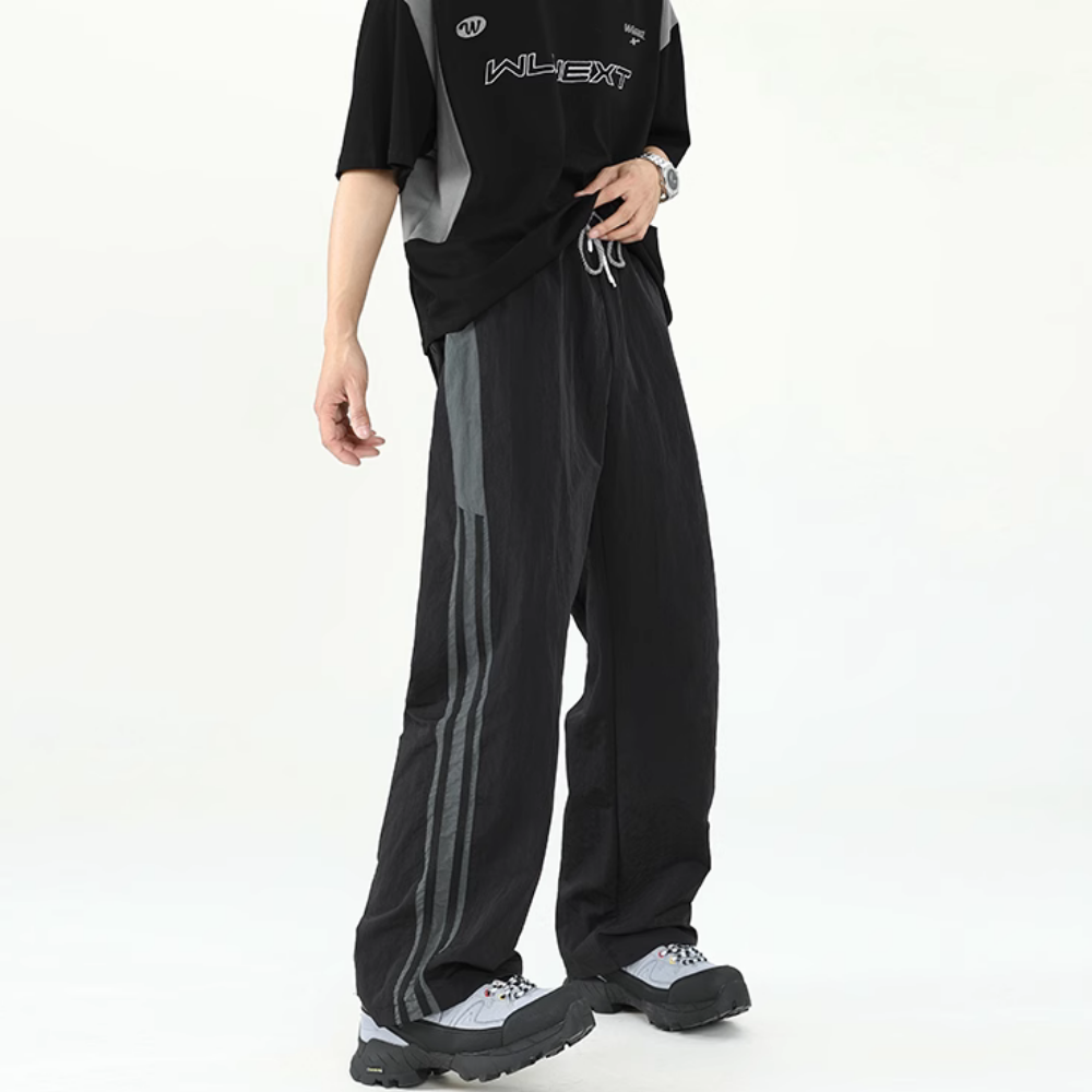 Contrast Color Quick-Drying Sweatpants