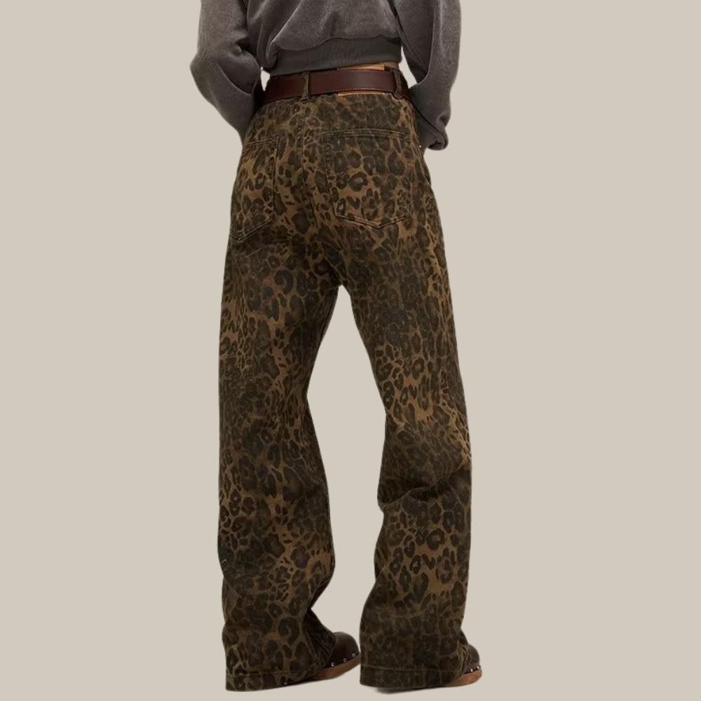 Women's Leopard Jeans