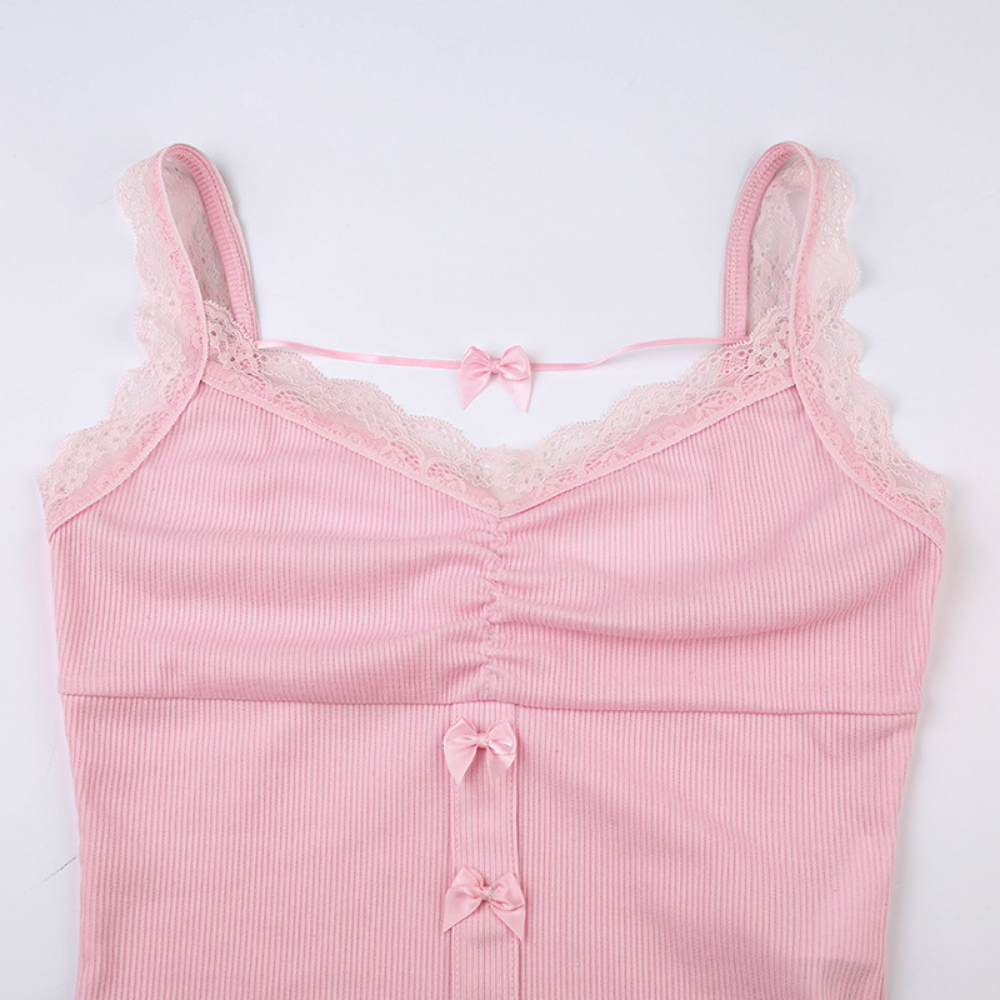 Women's Sweet Bow Slim Cami Top