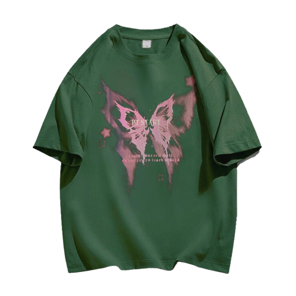 Dark Psychedelic Butterfly T-shirt