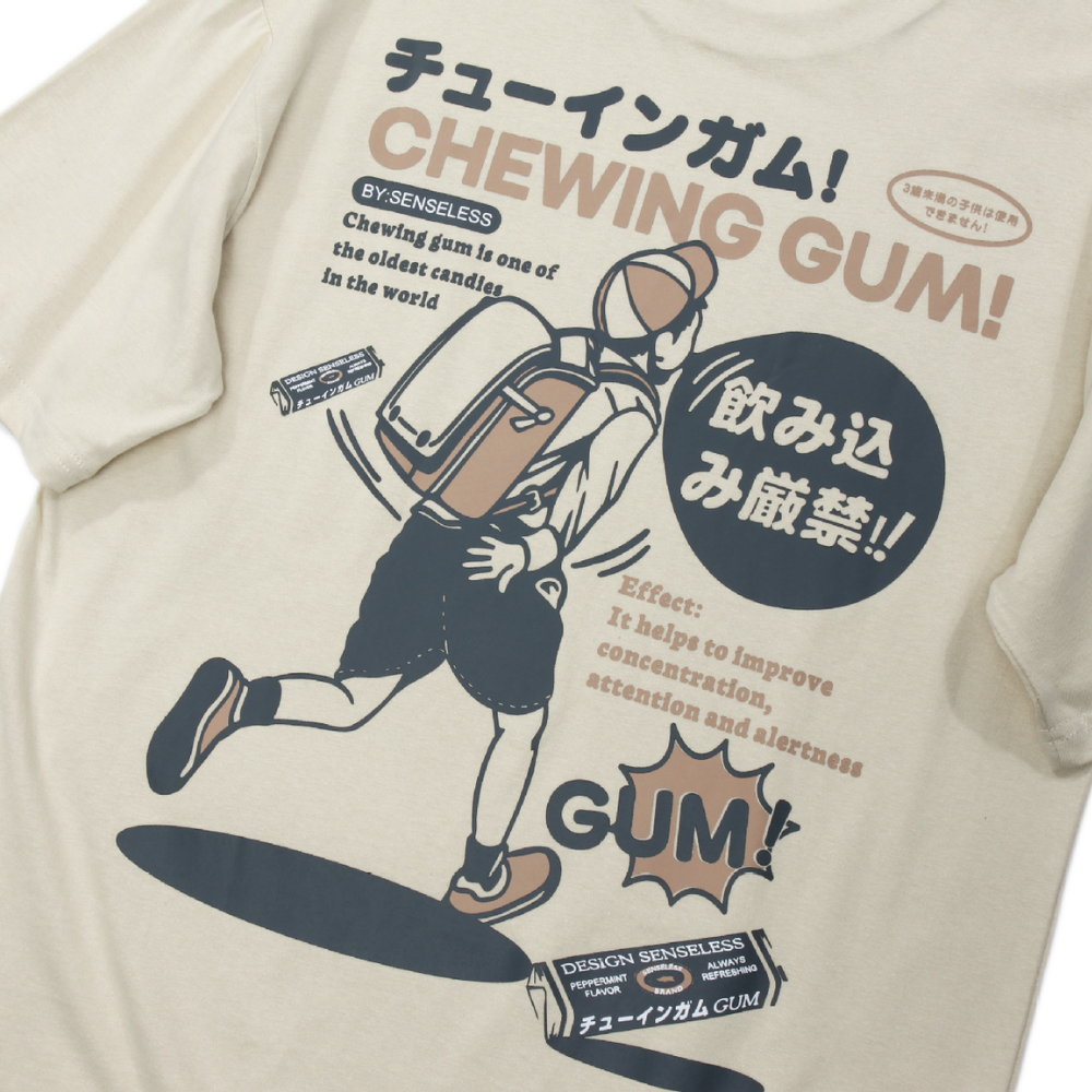 Japanese Retro Manga Print T-Shirt