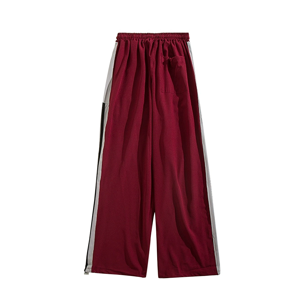 vintage Striped Wide Leg Drape Sweatpants