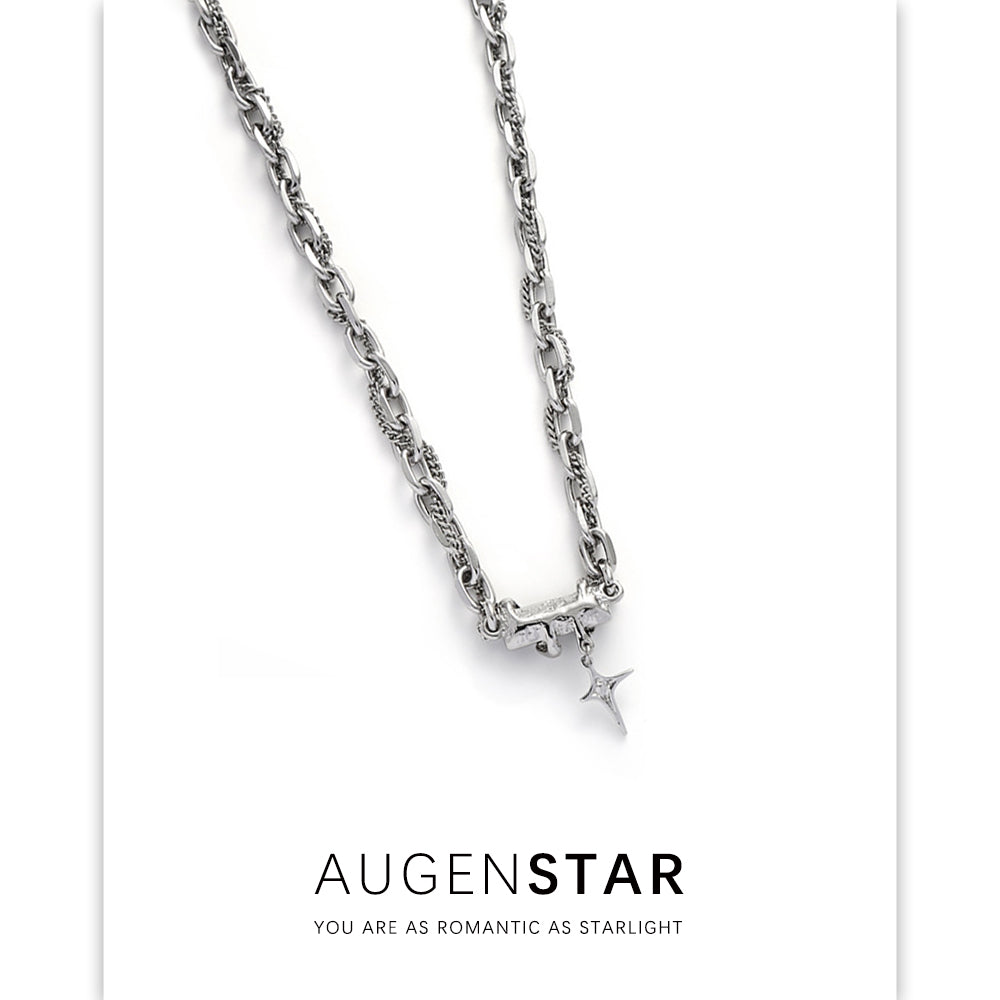 ASR | Black Zirconia Star Necklace