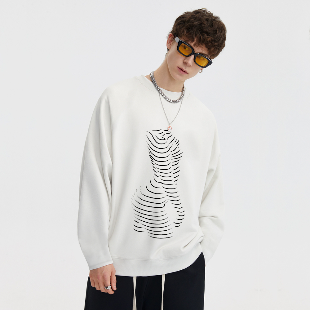 Abstract Portrait Bady Long Sleeve Shirt