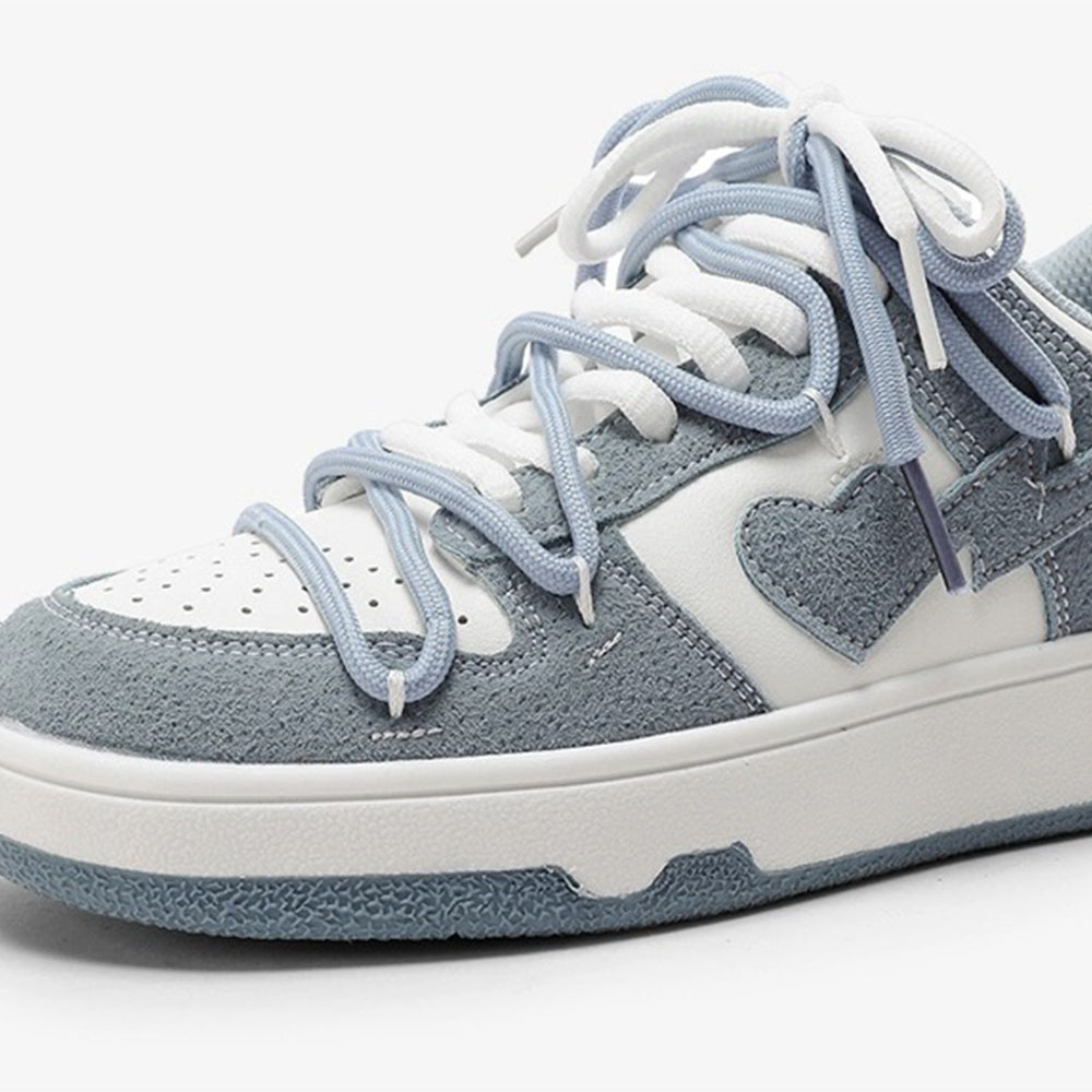 H-Block |Street Heart Stitching Casual Sneakers