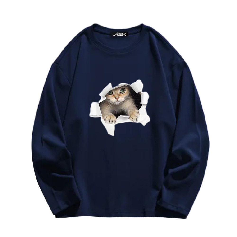 Broken Wall Kitten Long Sleeve Shirt