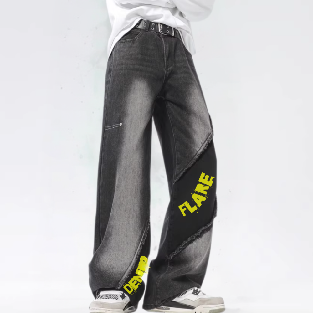 DF|American Retro Multi-Pocket Straight Leg Jeans