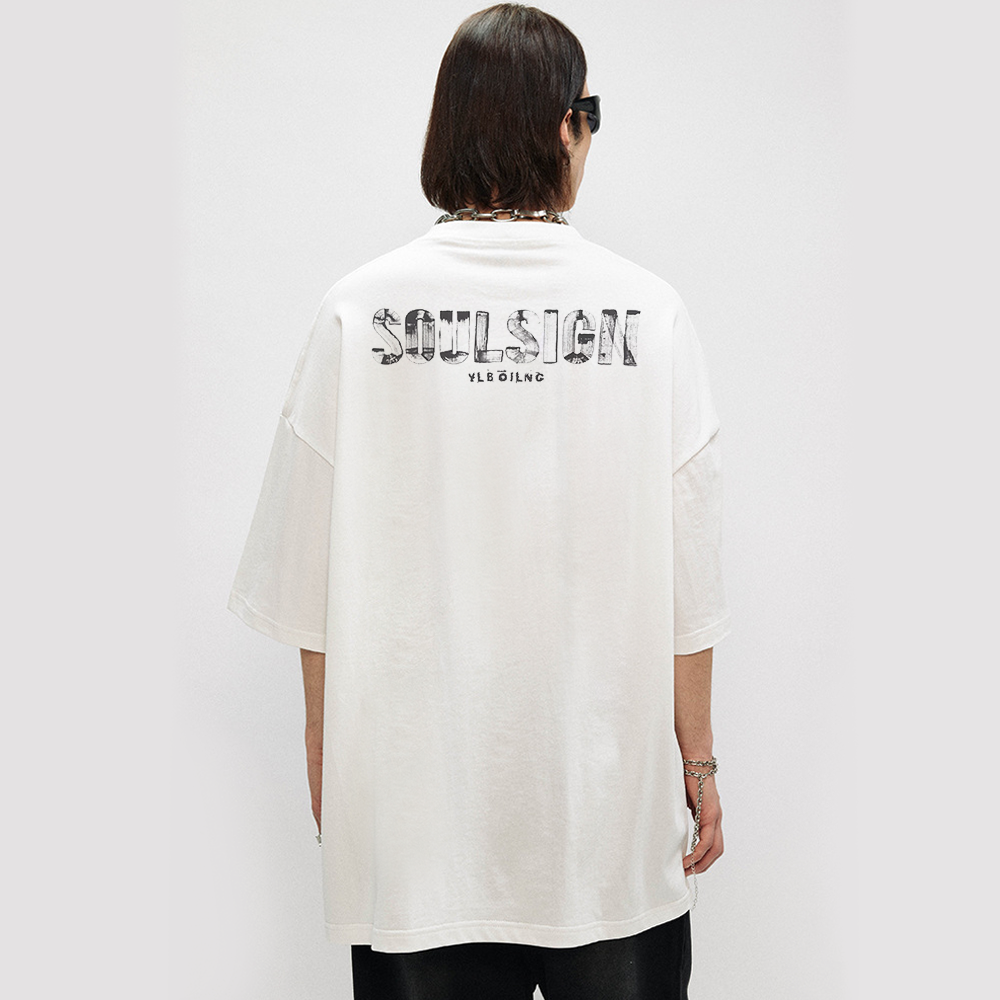 Abstract Dog Silhouette T-shirt