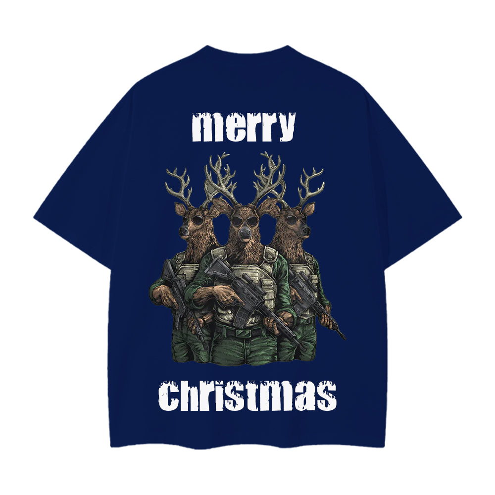 High Street Elk With Gun T-Shirt