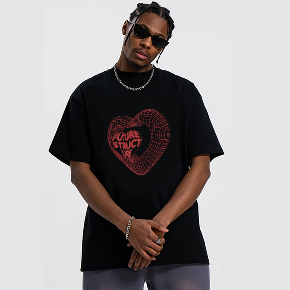 AG® FUTURE STRUCTURE 3D Love Heart T-Shirt