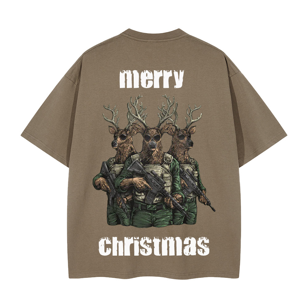 High Street Elk With Gun T-Shirt