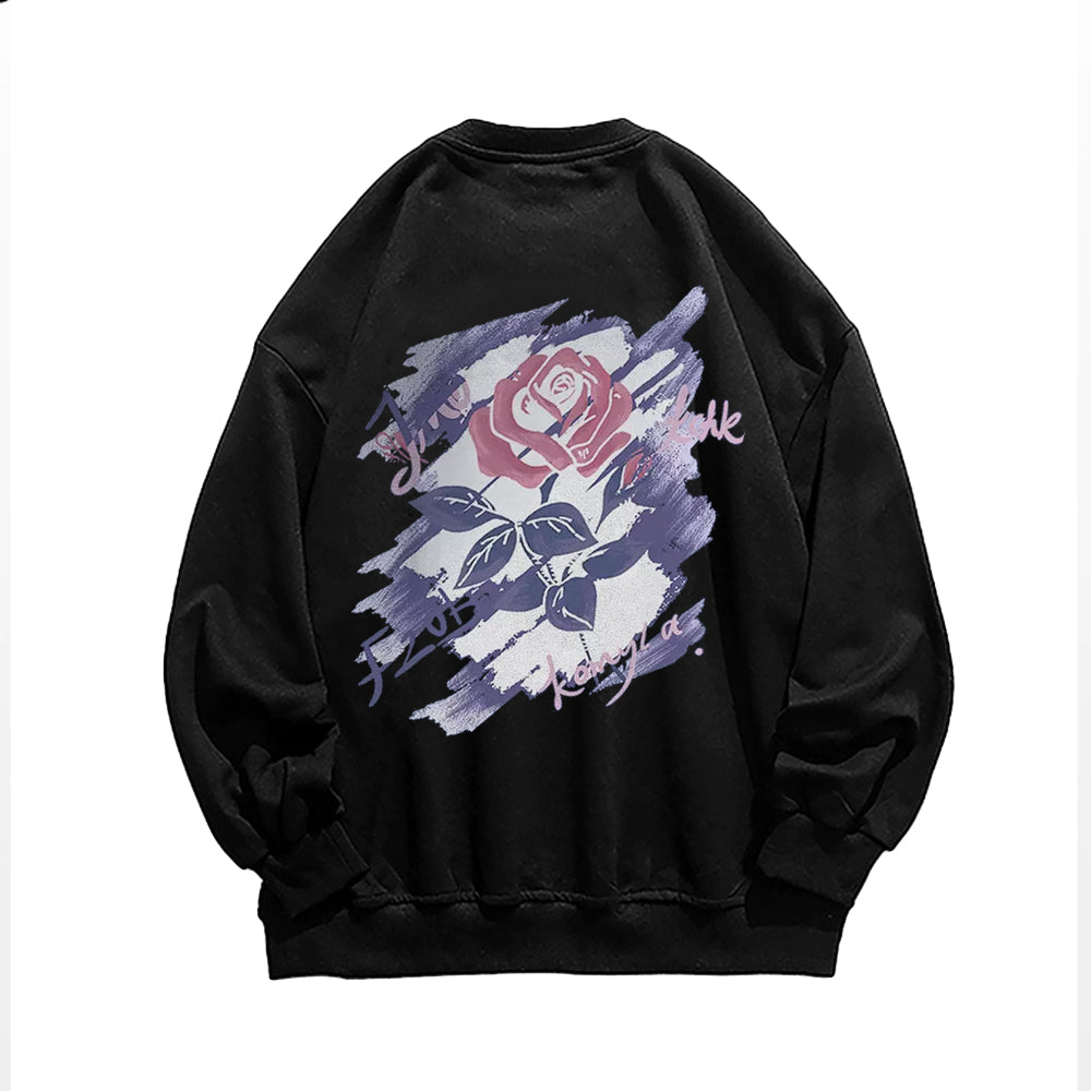 High Street Doodle Rose Sweatshirt