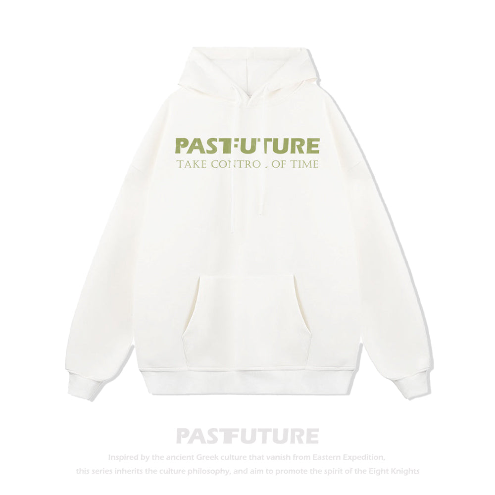 Past Future | Clock Logo Big Element Hoodie