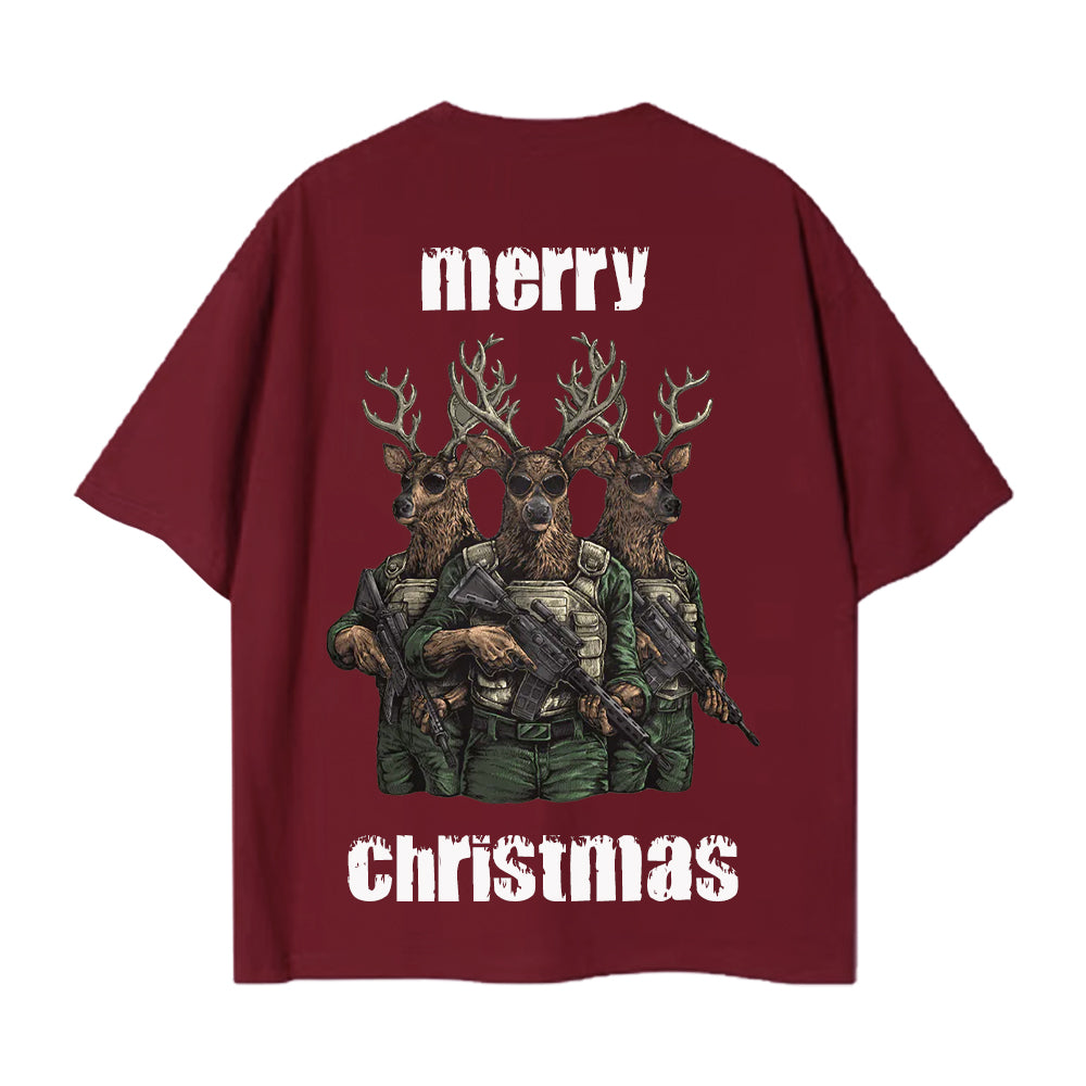 High Street Elk With Gun T-Shirt