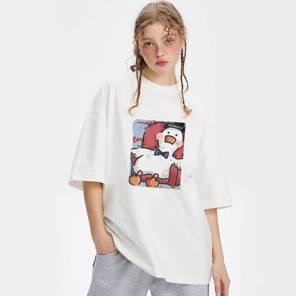 Oil Painting Sofa Duck T-Shirt