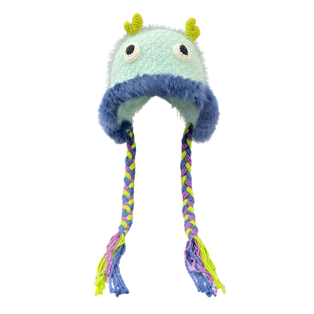 Monster Frog Men's and Women's Baotou Knitted Hat