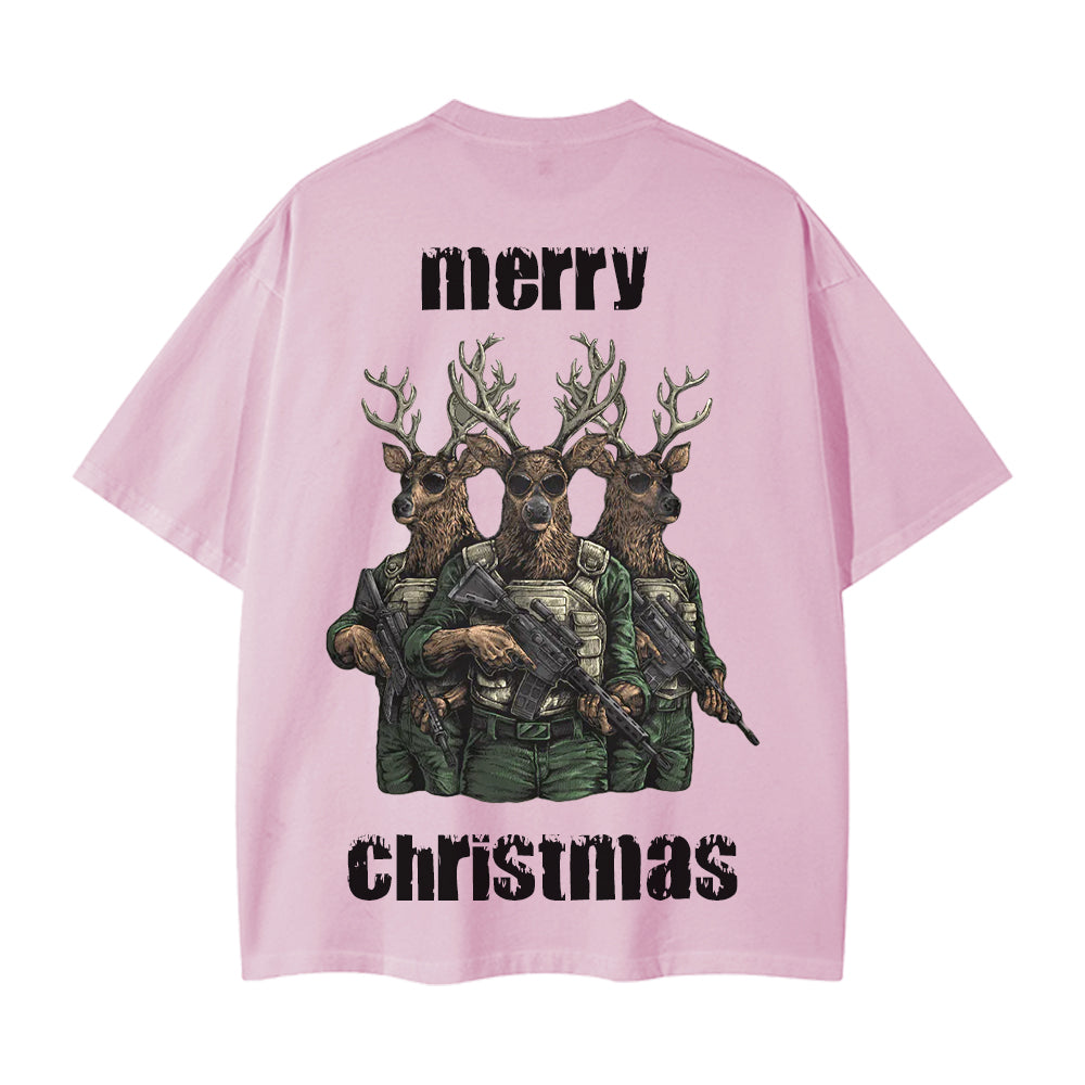 High Street Elk With Gun T-Shirt