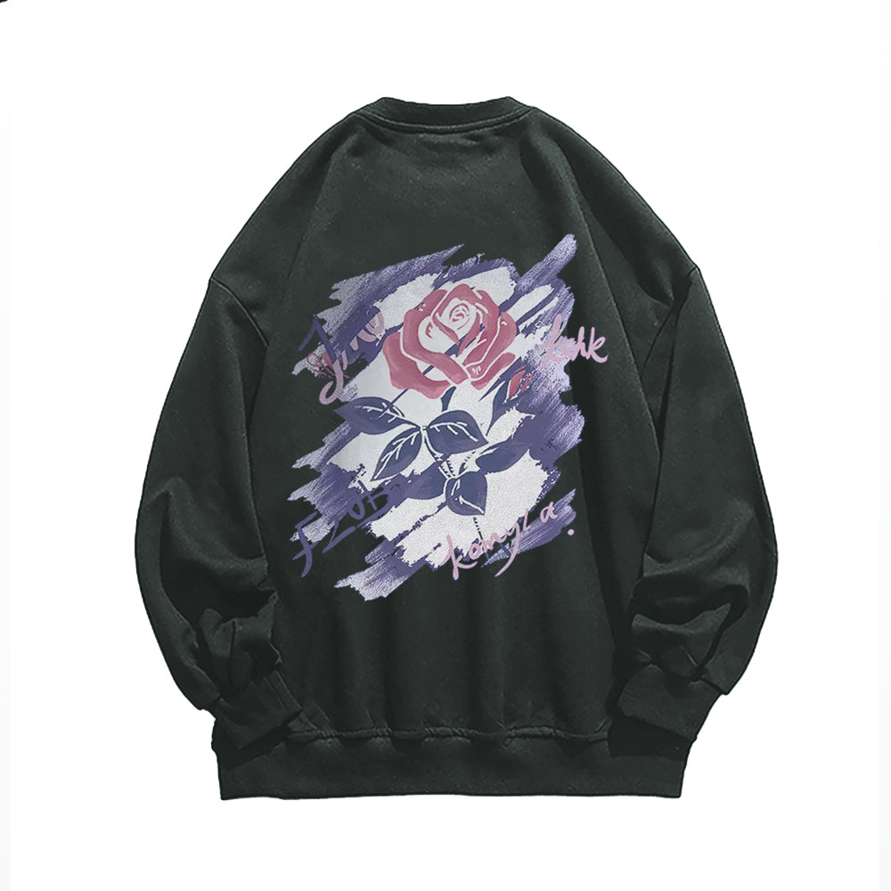 High Street Doodle Rose Sweatshirt