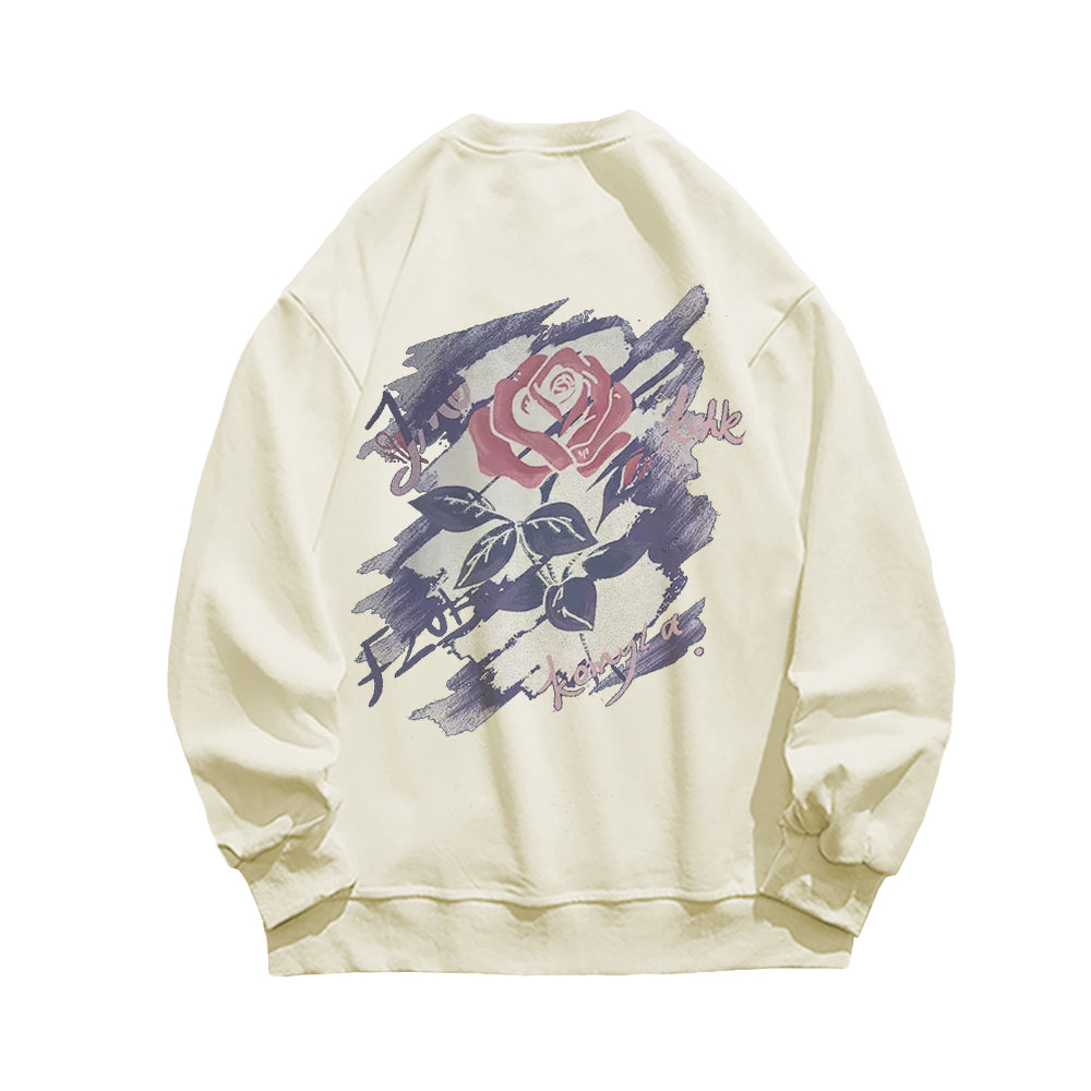 High Street Doodle Rose Sweatshirt