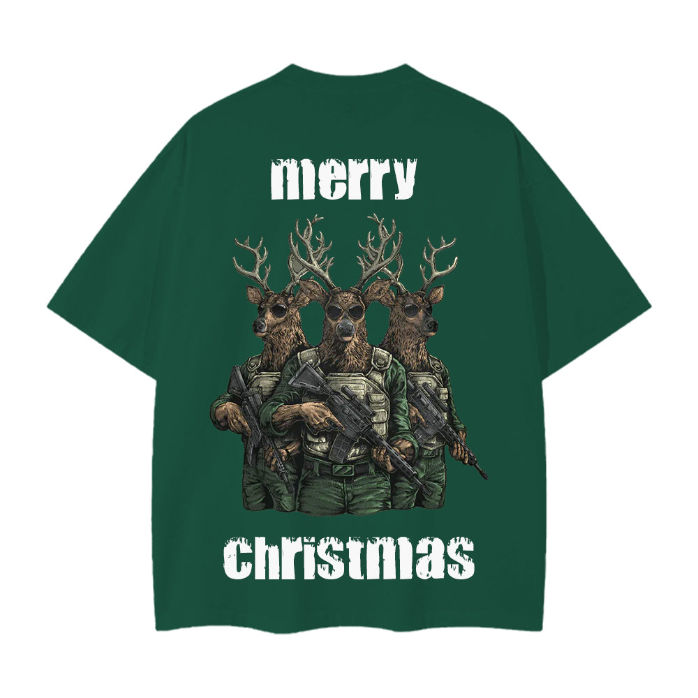 High Street Elk With Gun T-Shirt