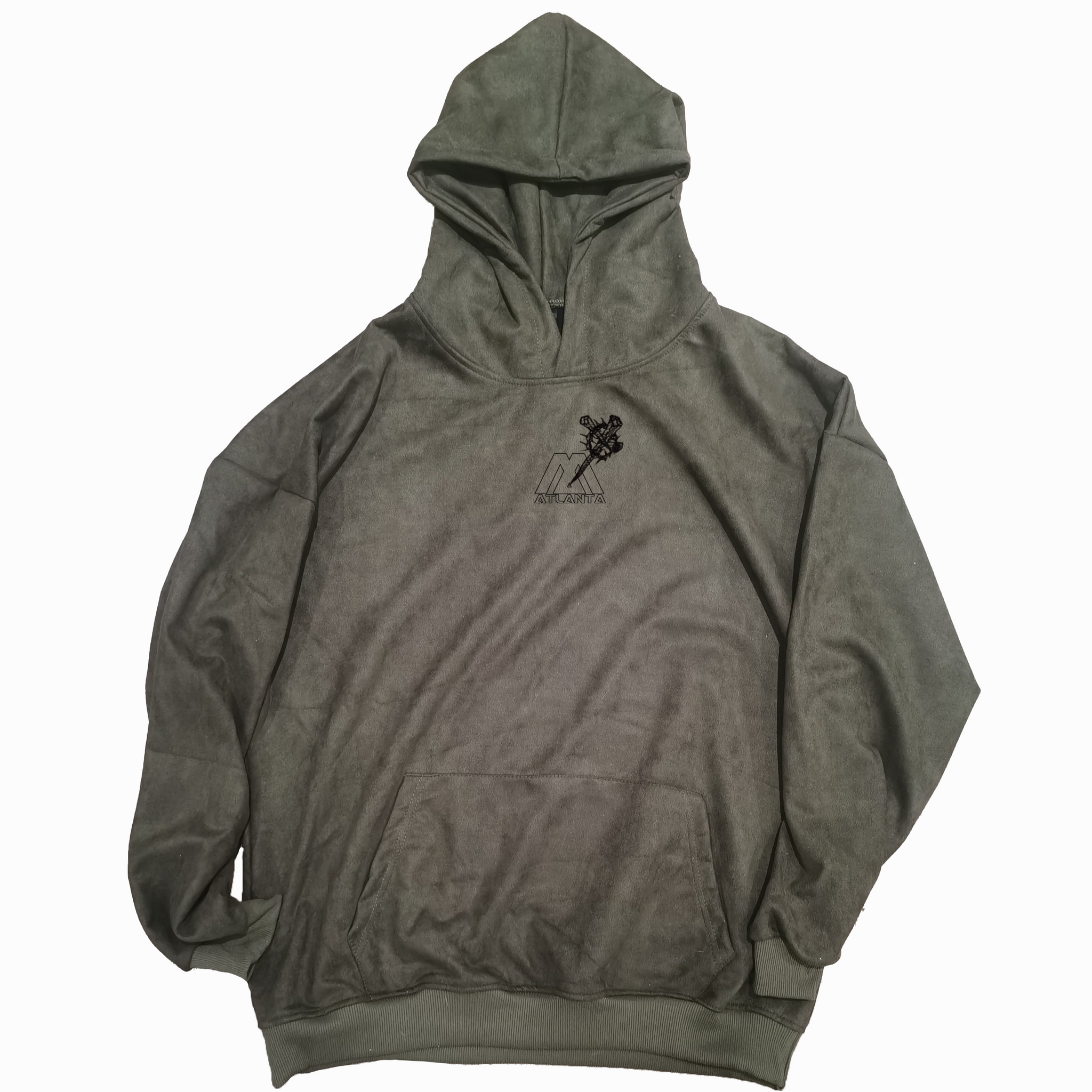 Anime ‘Forgive Them’ Suede Hoodie