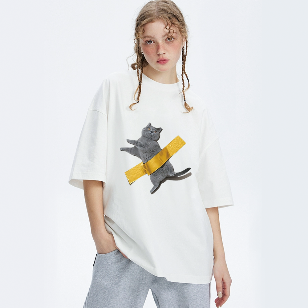 Cute Gray Cat T-Shirt