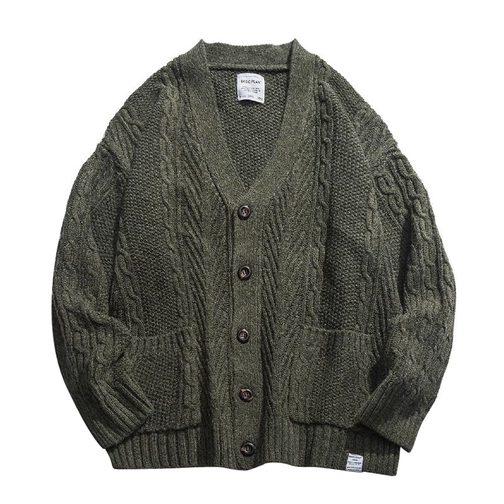 American Twist Knitting Cardigan Sweater