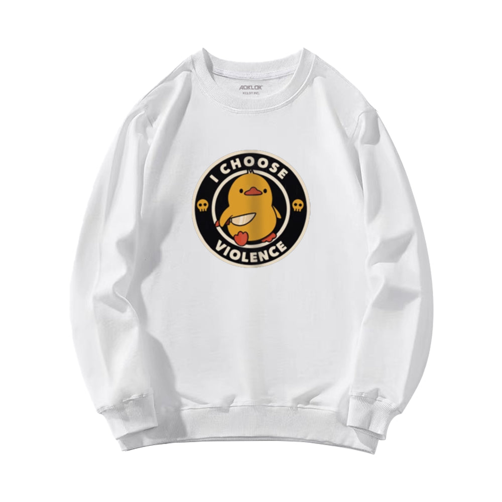 Duck With Knife Sweatshirt