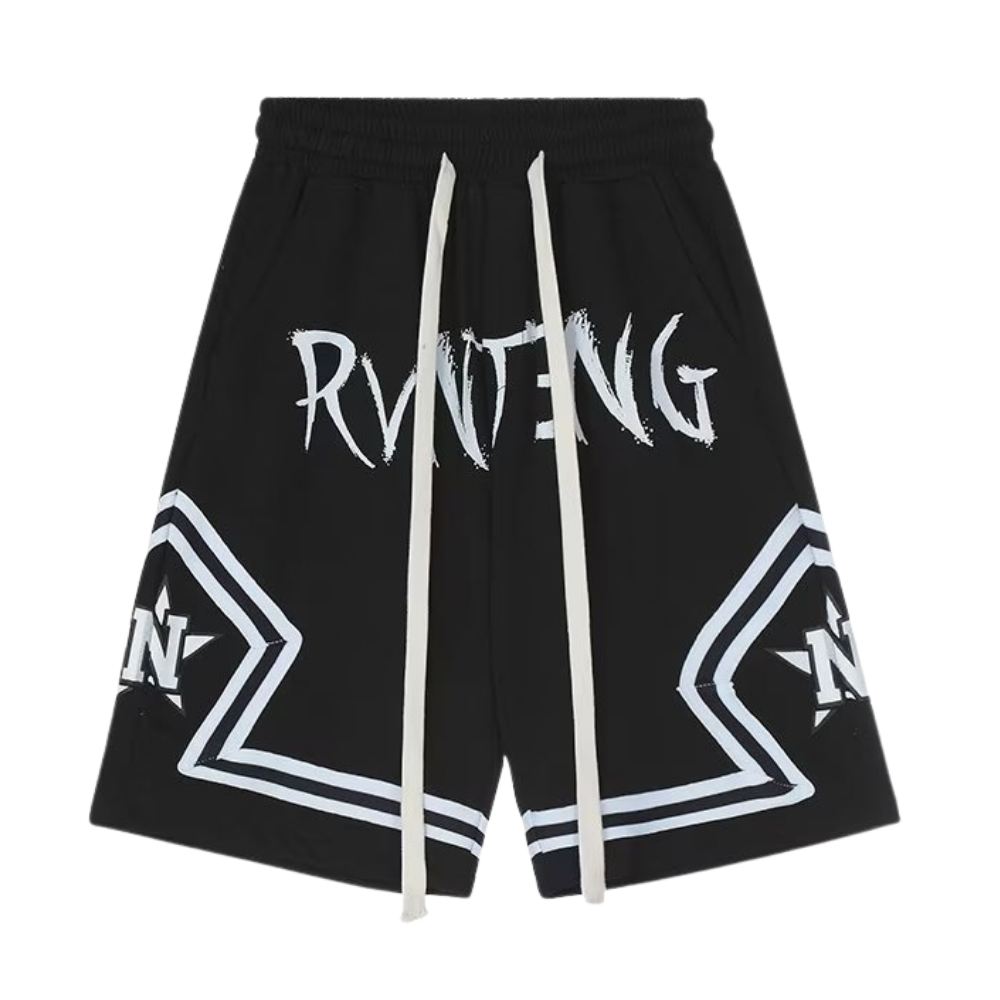 American Embroidered Basketball Shorts