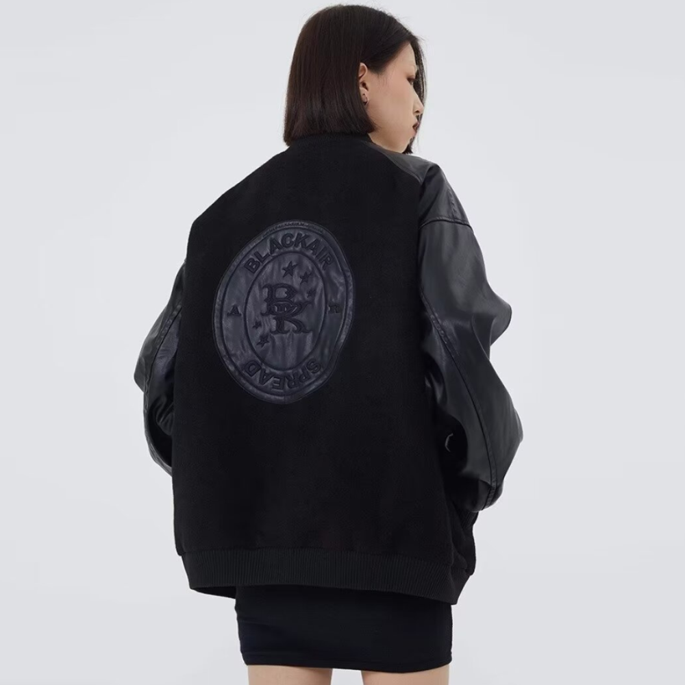 American Woolen Leather Motorcycle Jacket