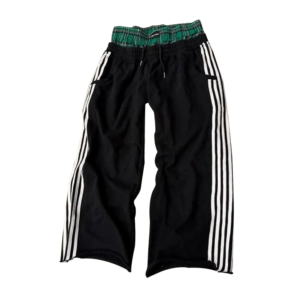 Retro Double Waist Sweatpants