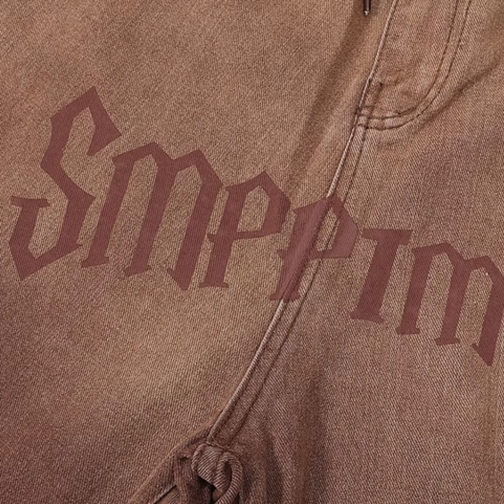 Women's Street Yellow Gradient Letter Jeans