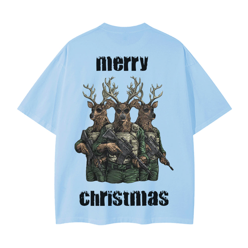 High Street Elk With Gun T-Shirt