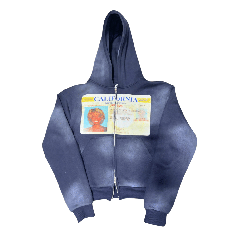 Evokyn Whitney Houston California ID Hoodie