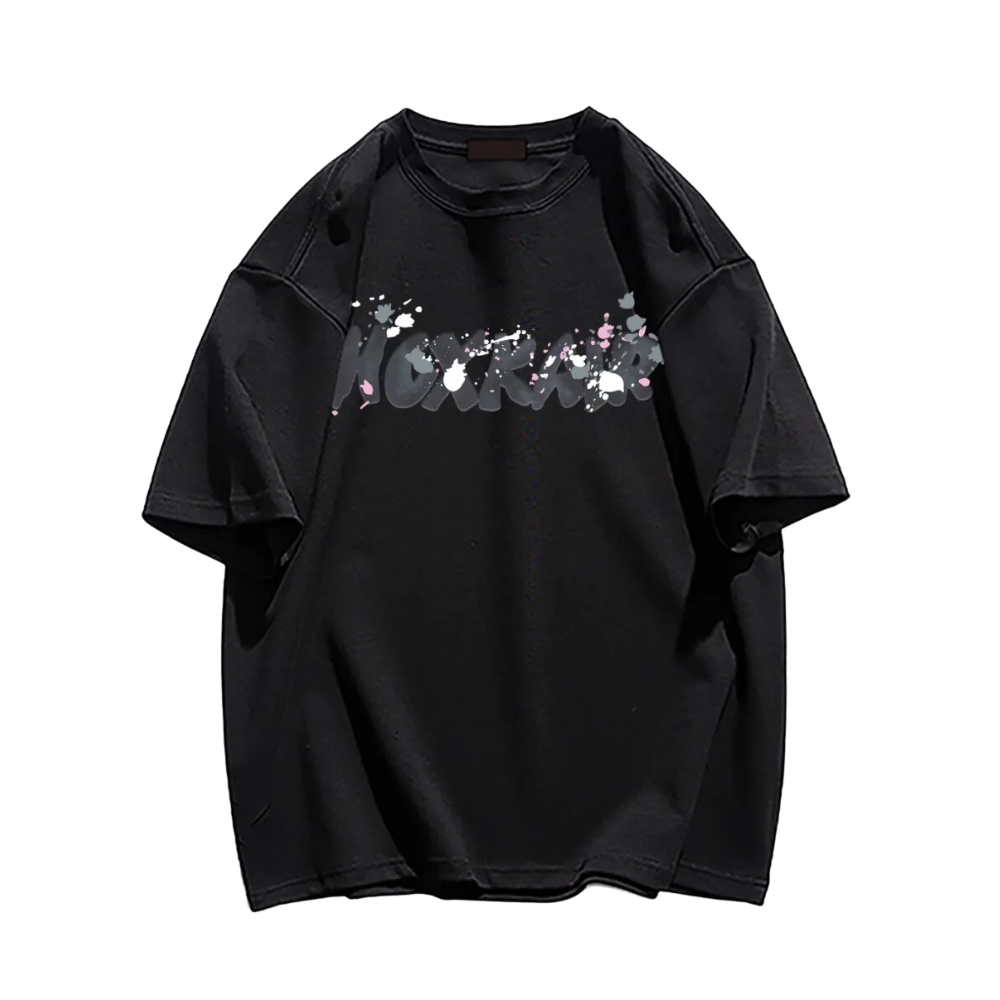 Street Bold Letter Graffiti T-shirt