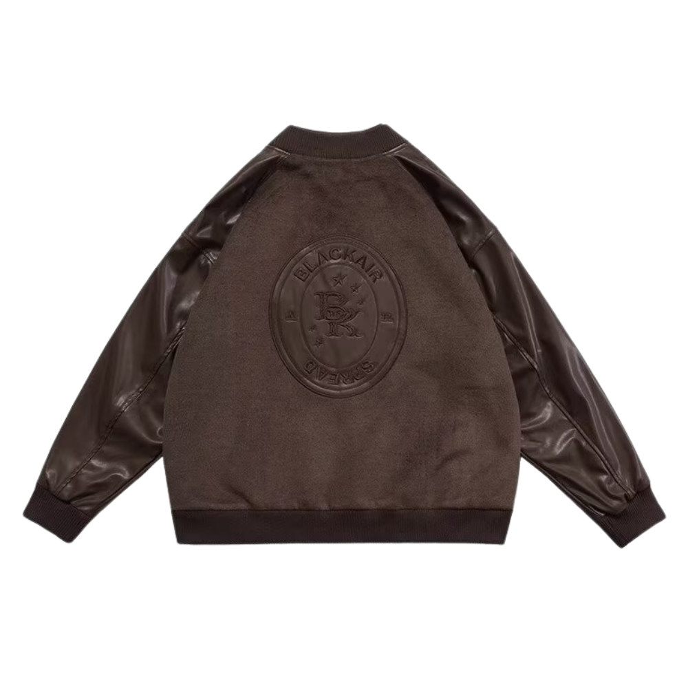 American Woolen Leather Motorcycle Jacket