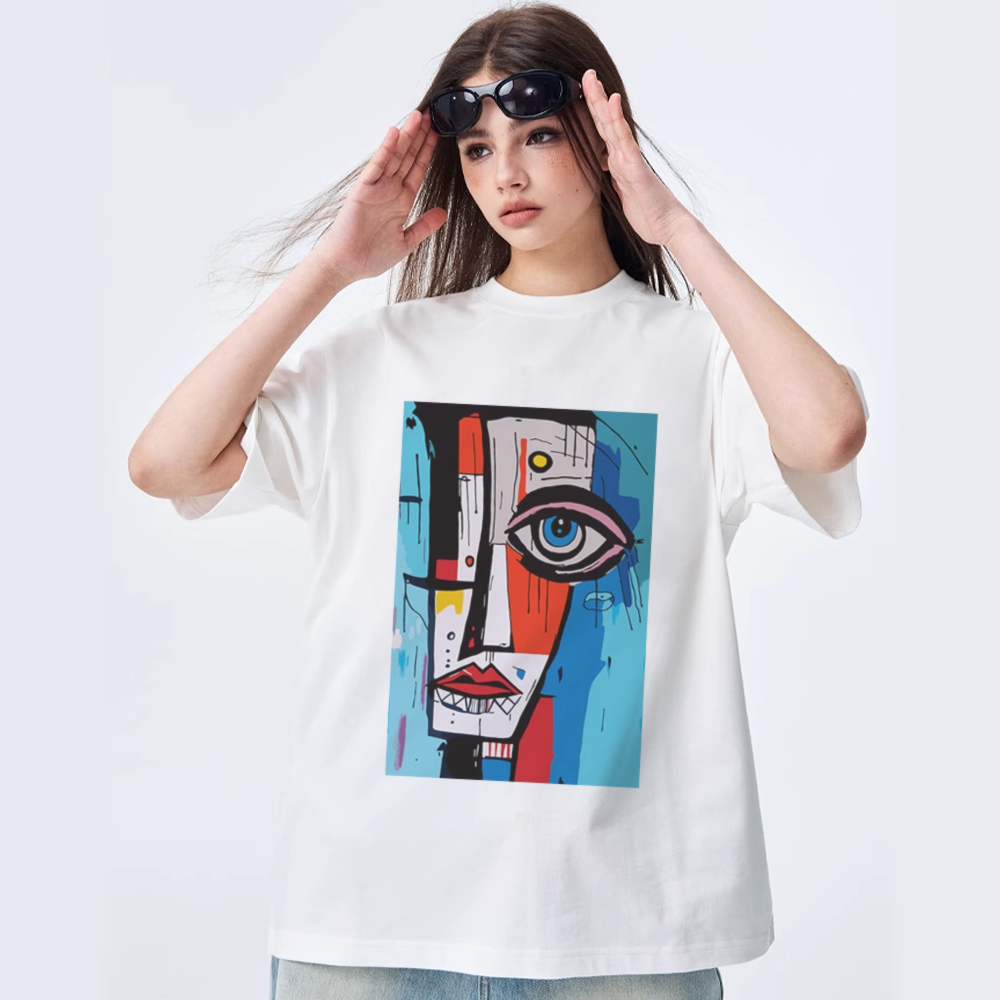 Abstract Face Painting T-Shirt