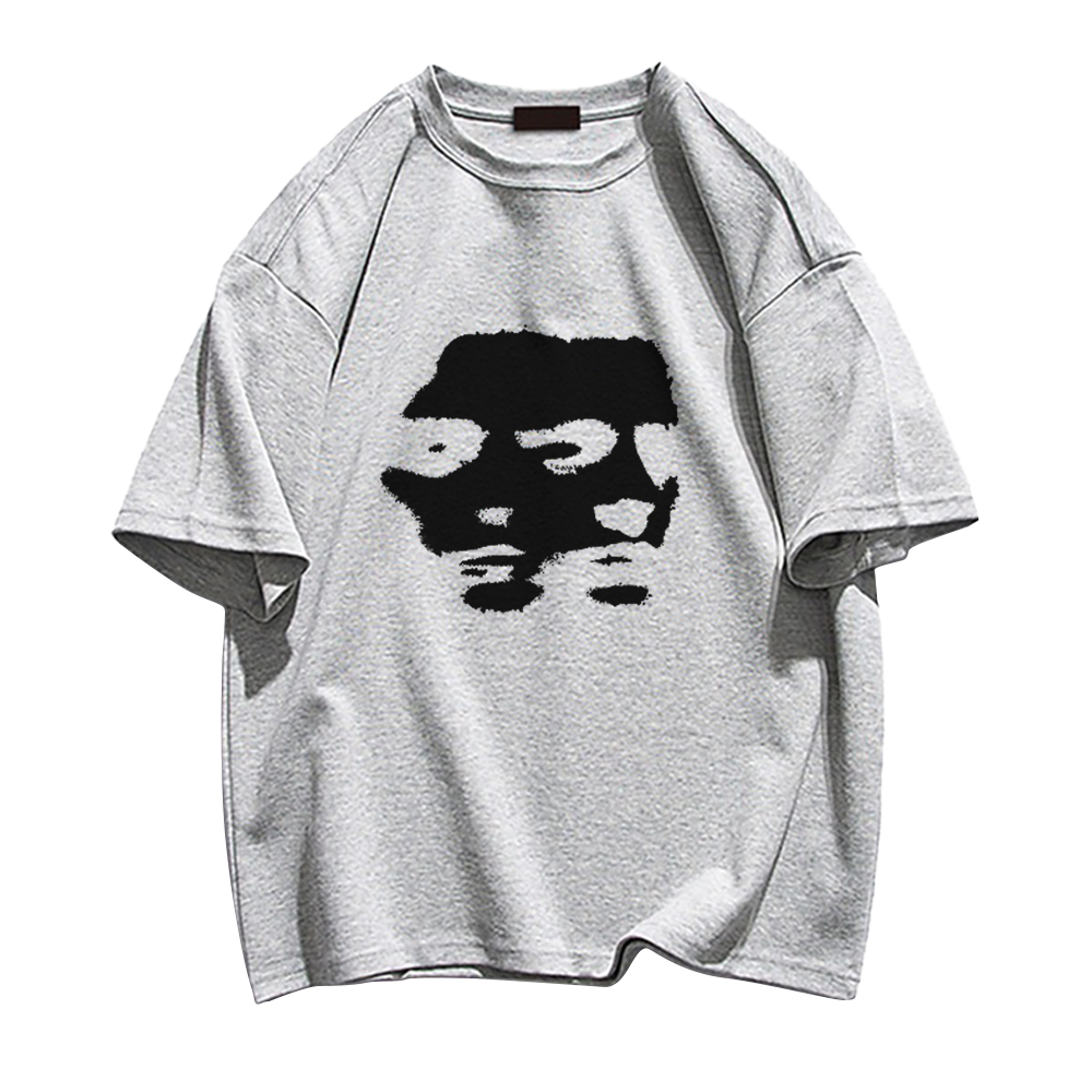 Bold Portrait Print T-shirt
