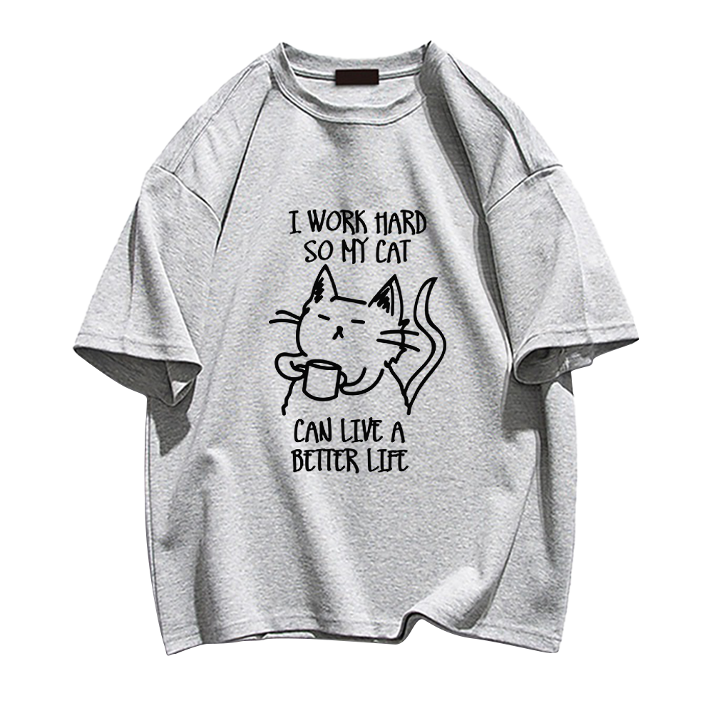 Working Hard For Cats T-Shirt