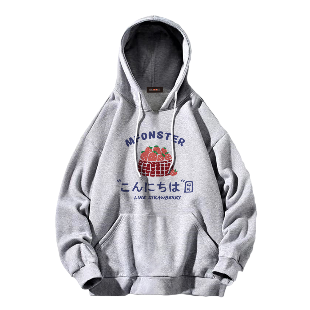 Urban Strawberry Graphic Hoodie